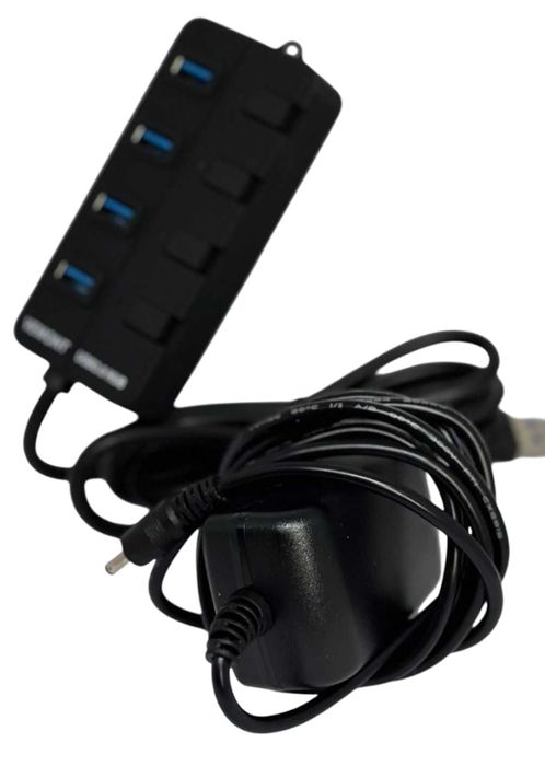 Vemont Rozdzielacz portów 4x USB 3.0 HUB Czarny 5 V/3 A 14D308 kod 283