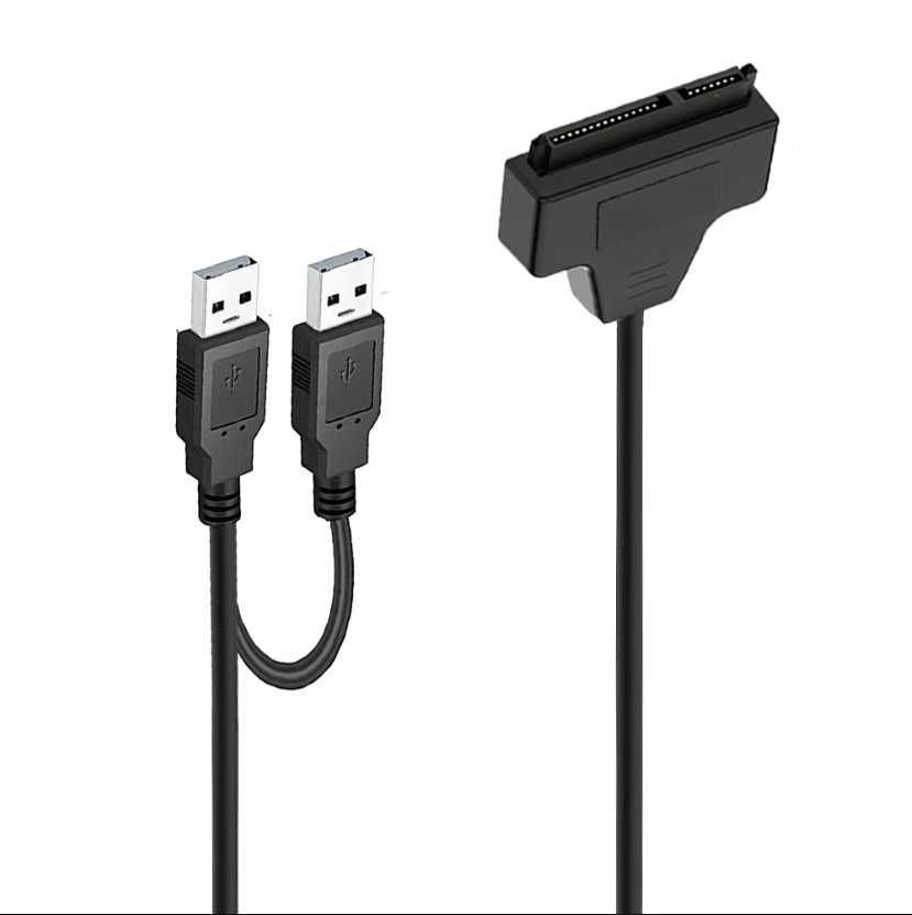 Переходник адаптер SATA - USB 2.0 для диска HDD SSD 2,5''