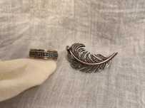 Conjunto alfinete e brinco