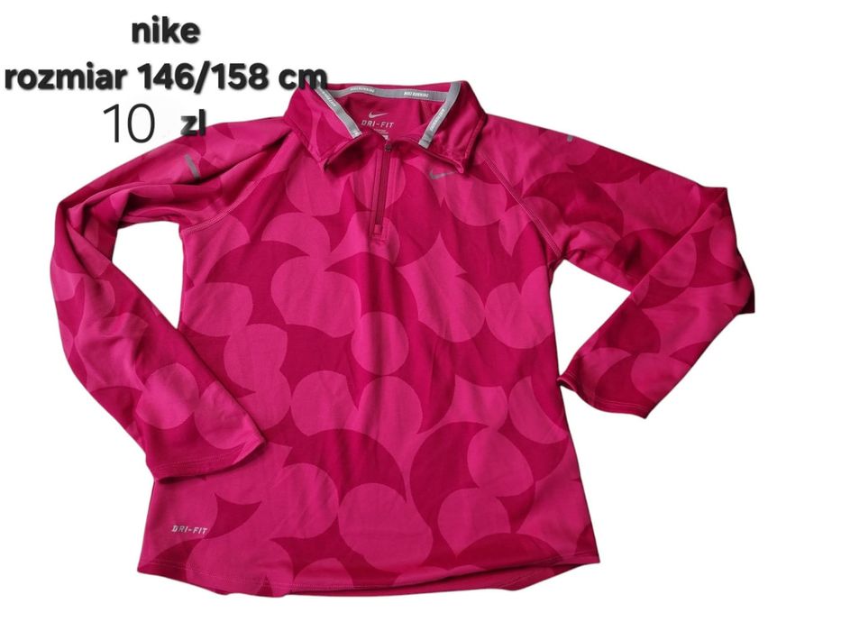 Cienka bluzka nike dri fit Rozmiar 146/158 cm