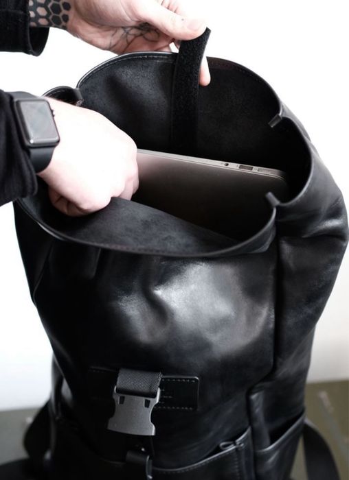 Рюкзак з натуральної шкіри Poliakov Leather