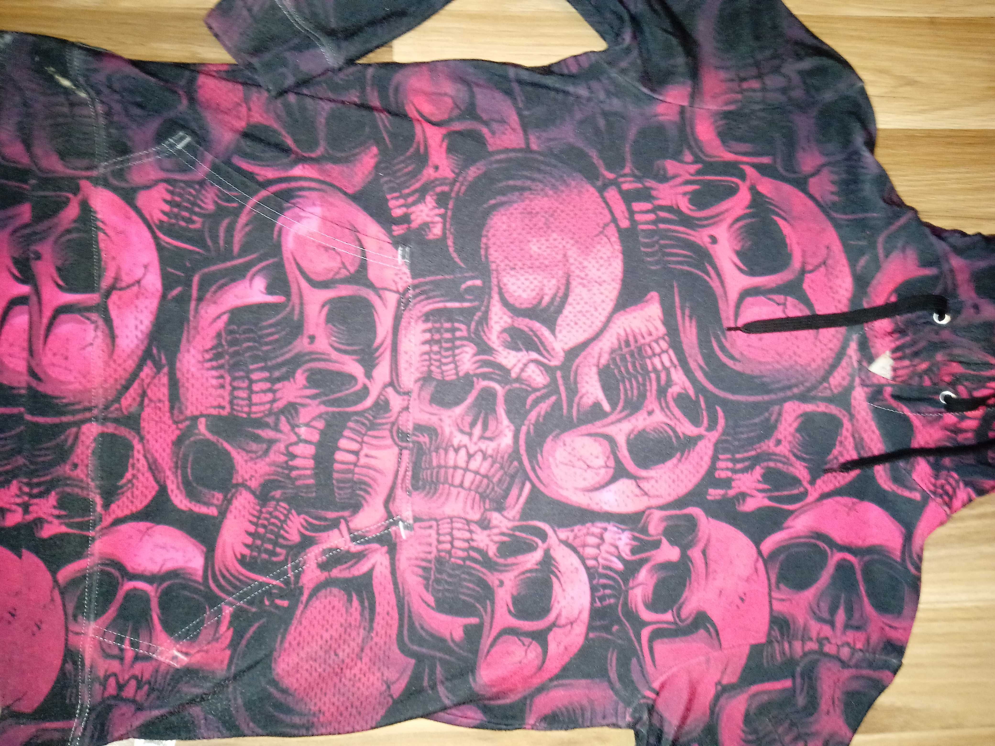 Bluza z kapturem Skulls Bittersweat Paris roz. S (176cm),stan b.dobry