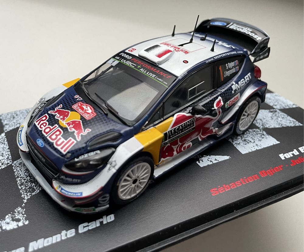 ford fiesta wrc S. Ogier, J. Ingrassia 1/43 Rally Cars Deagostini