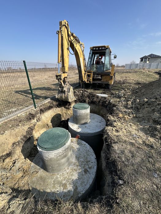 Септик під ключ, копка каналізацій комуникации, вигрибние ями под ключ