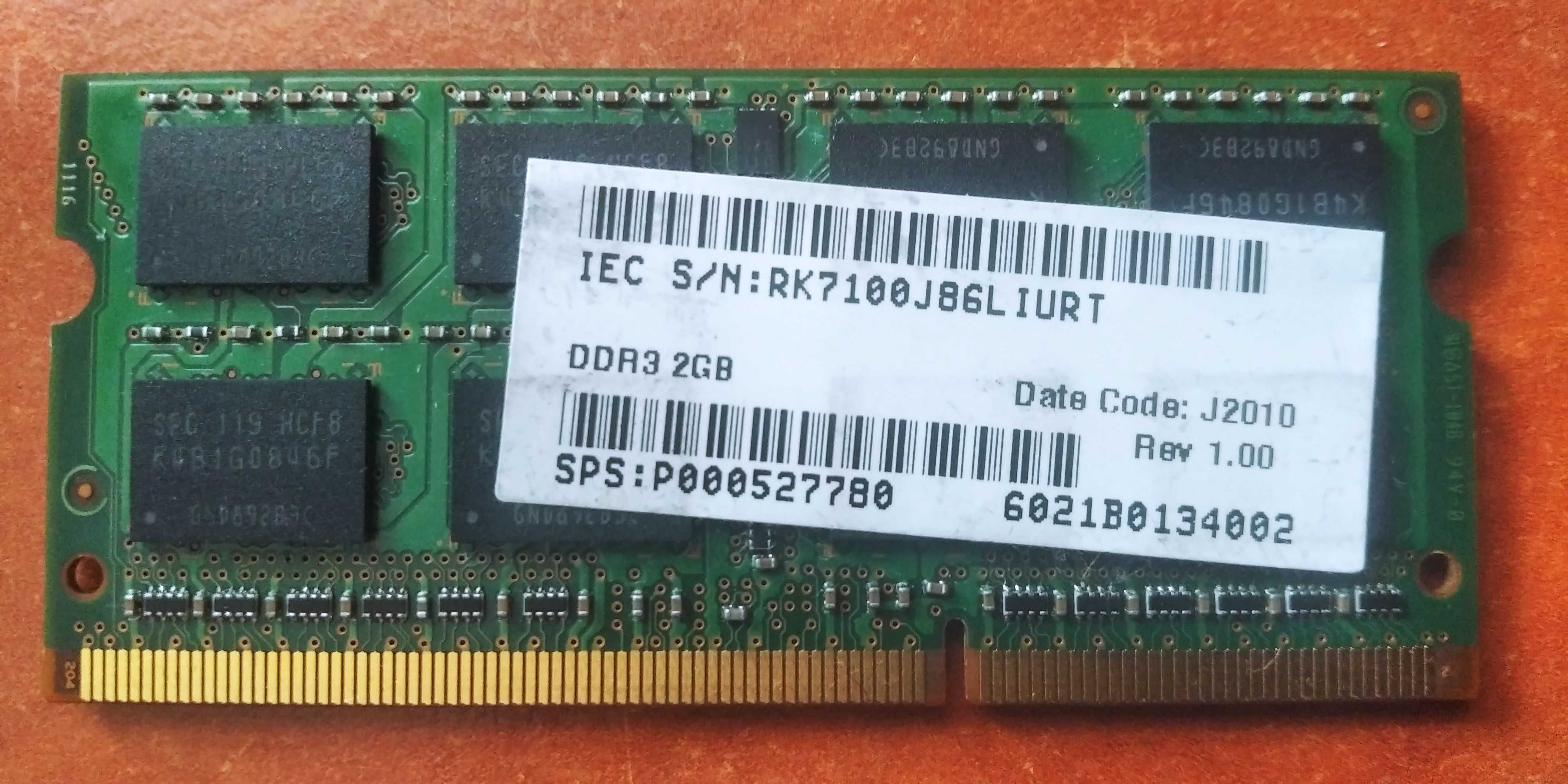 DDR3 2Gb SODIMM Samsung