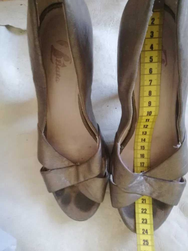 Buty na obcasie , skóra, Bata, rozm 37,5 -38