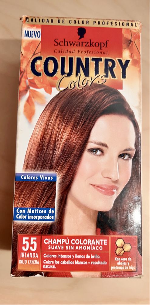 Dois colorantes/tinta oara cabelo