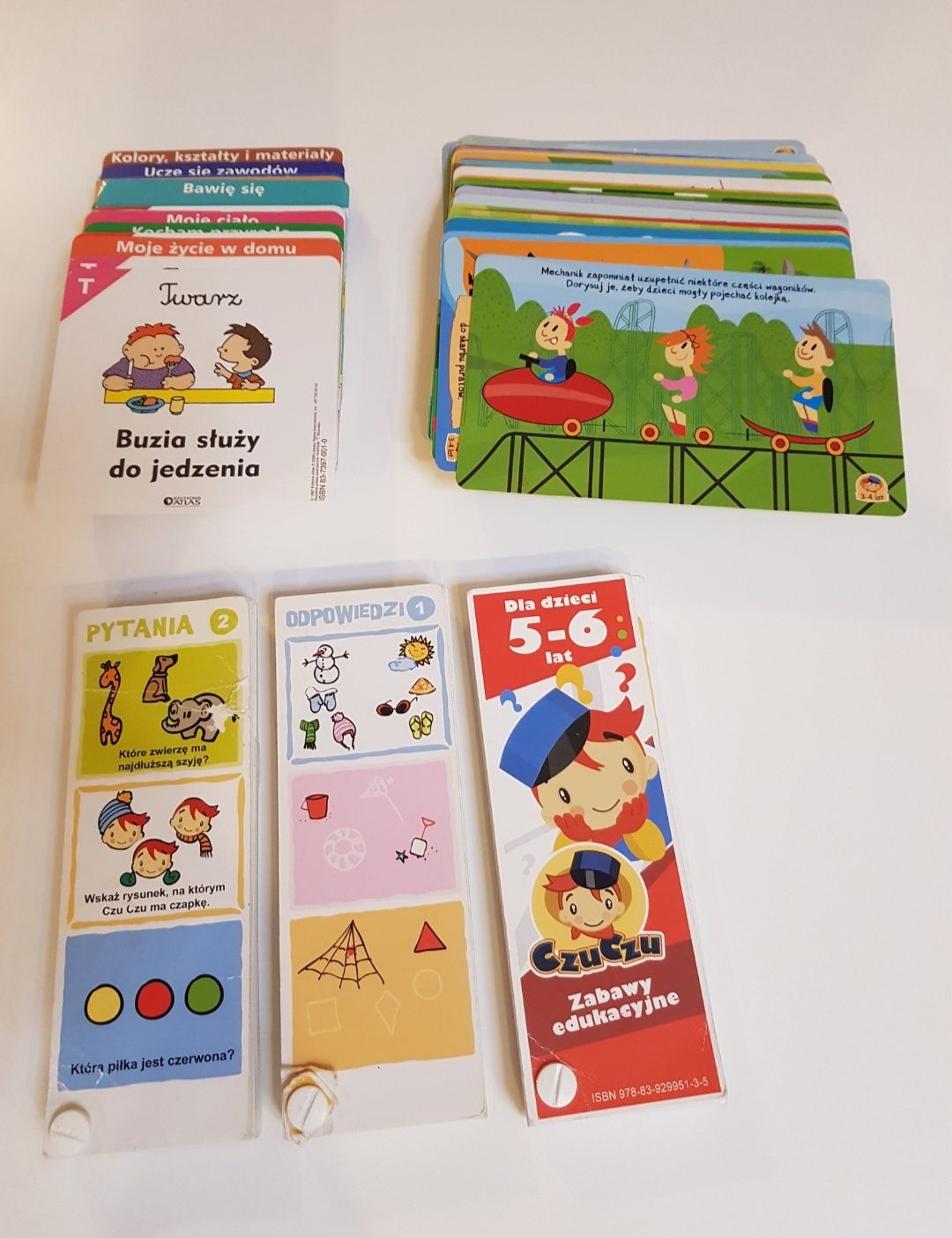 5szt zestaw CZUCZU ZABAWY EDUKACYJNE Zagadki łamigłówki