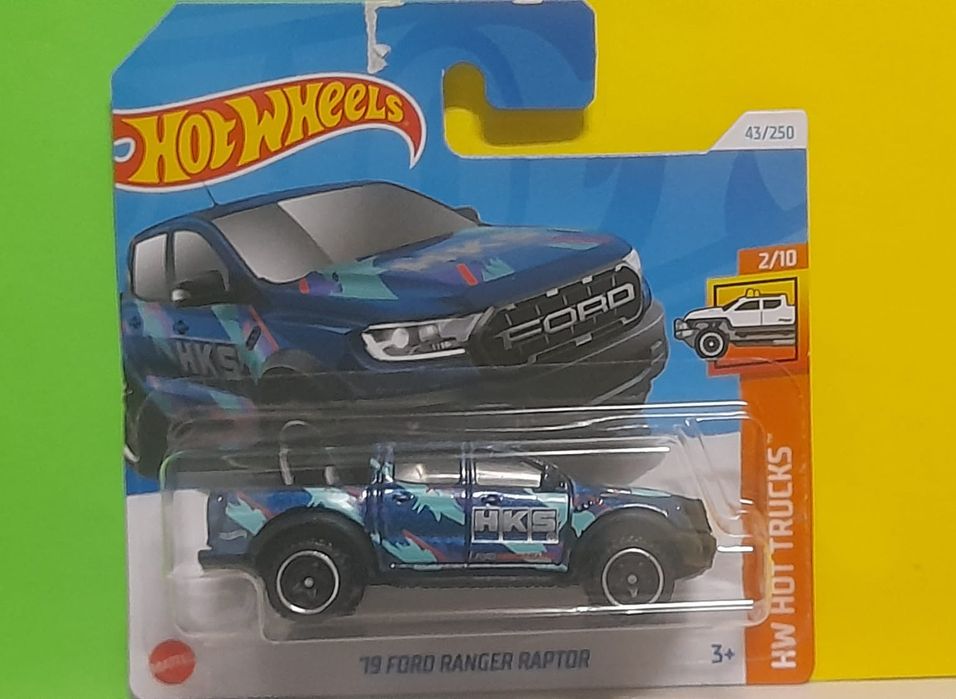 19 ford ranger raptor hot wheels