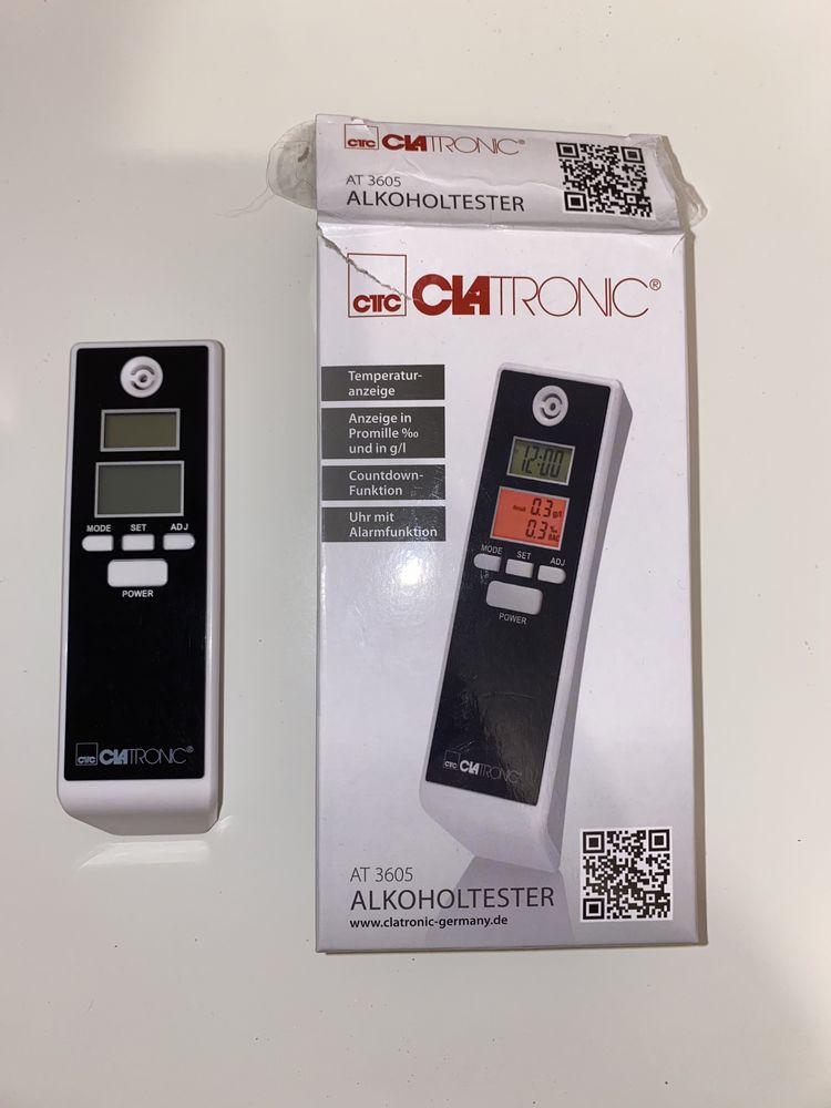 Alkomat Clatronic AT 3605, Alkotester