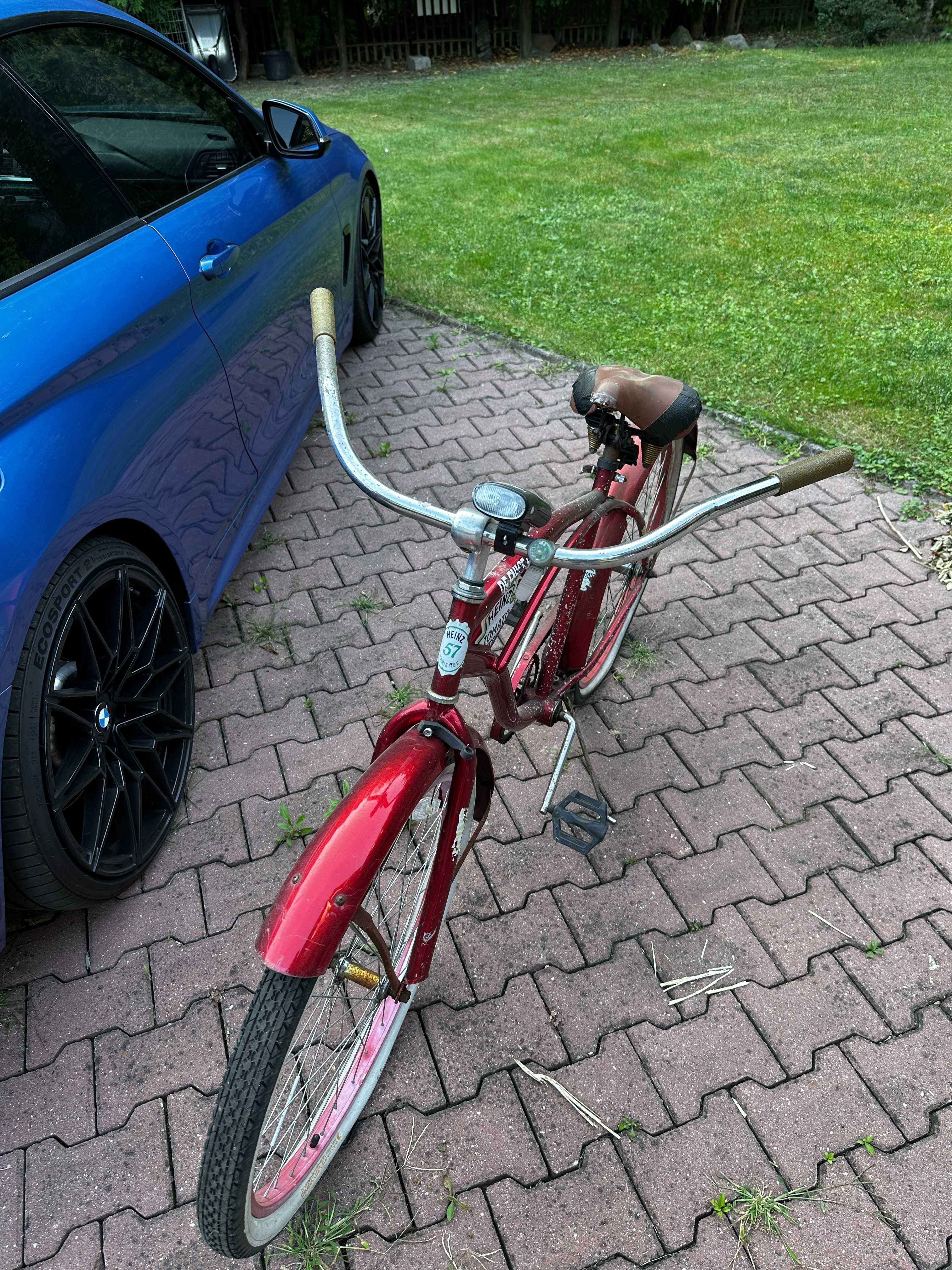 Rower oldschool vintage holenderka amerykański reklama heinz.