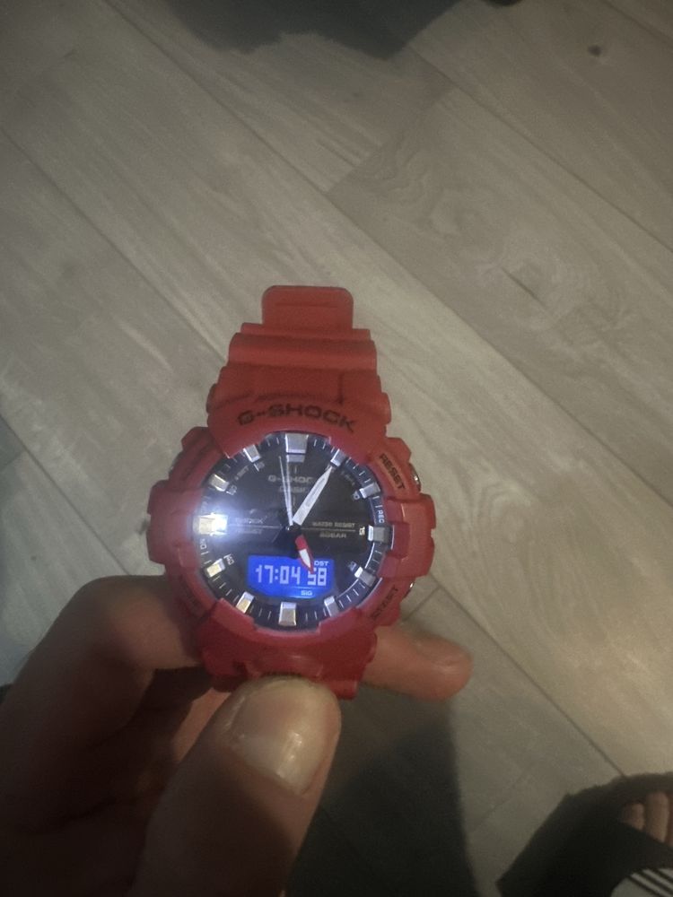 Zegarek Męski Casio G-Shock GA-800 4AER czerwony