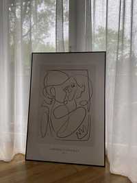 Plakat Desenio Abstract figures no2 Grafika geometryczna z pocałunkiem