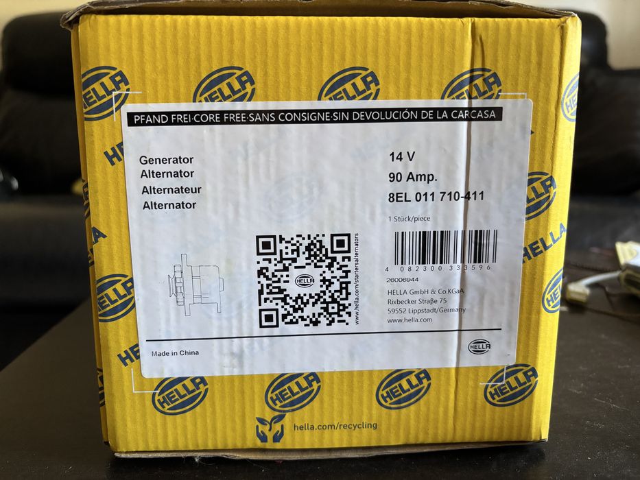 Alternador HELLA  para Ford