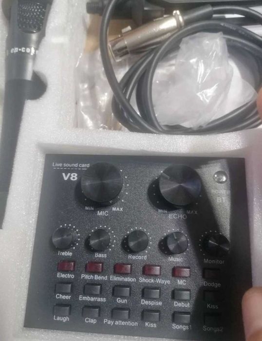V8 Singing Live Sound Card