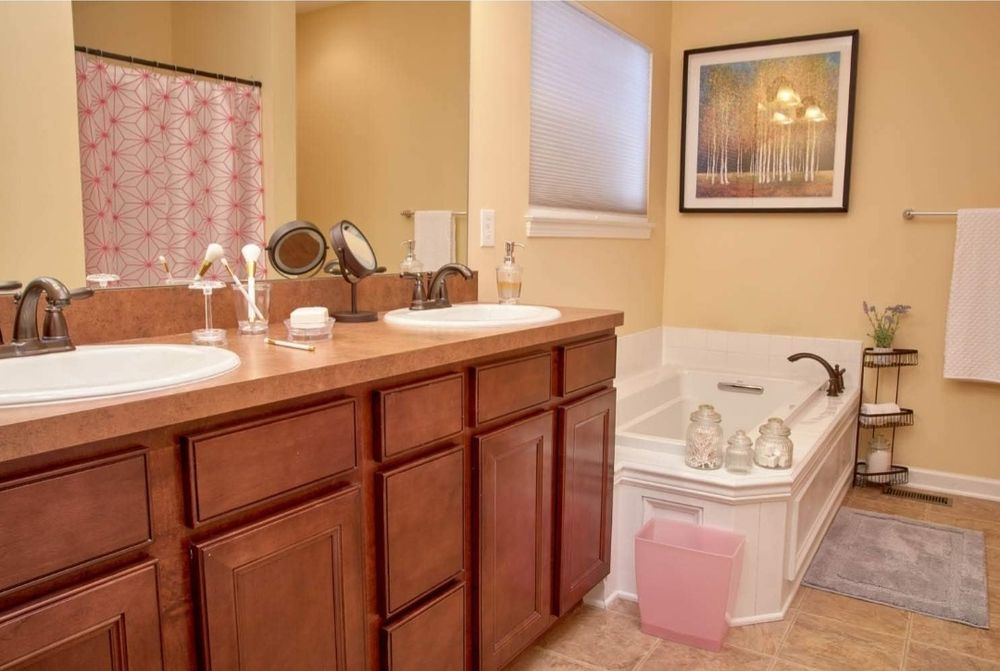 Kosz na pranie do łazienki - róż .2 szt