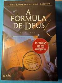 Livro "A fórmula de Deus" de José Rodrigues dos Santos