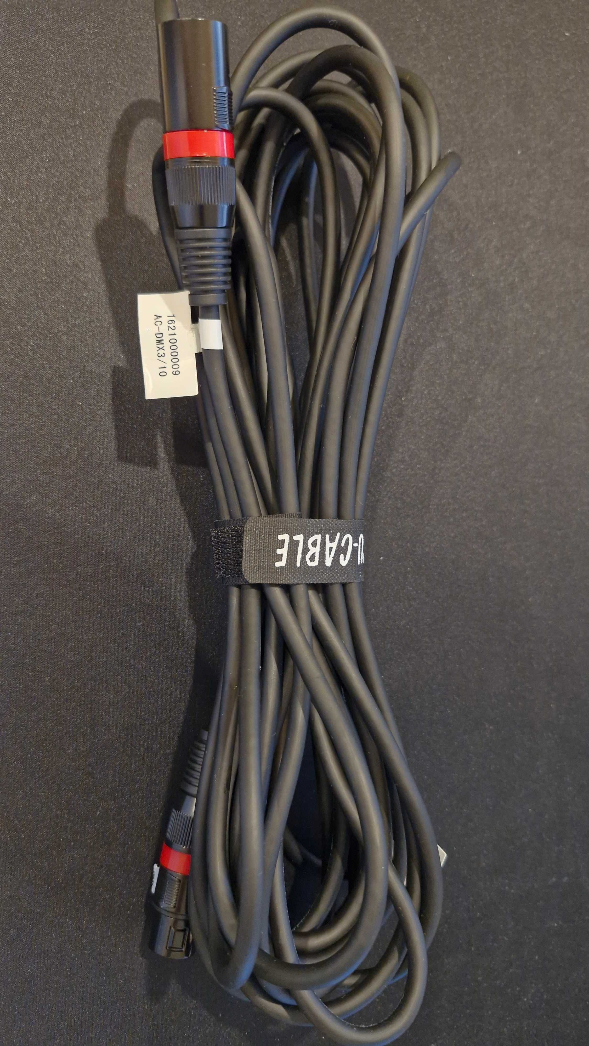 Oświetlenie REVO 4 American DJ+UC3, sterowanie Fractal F2, kabel DMX