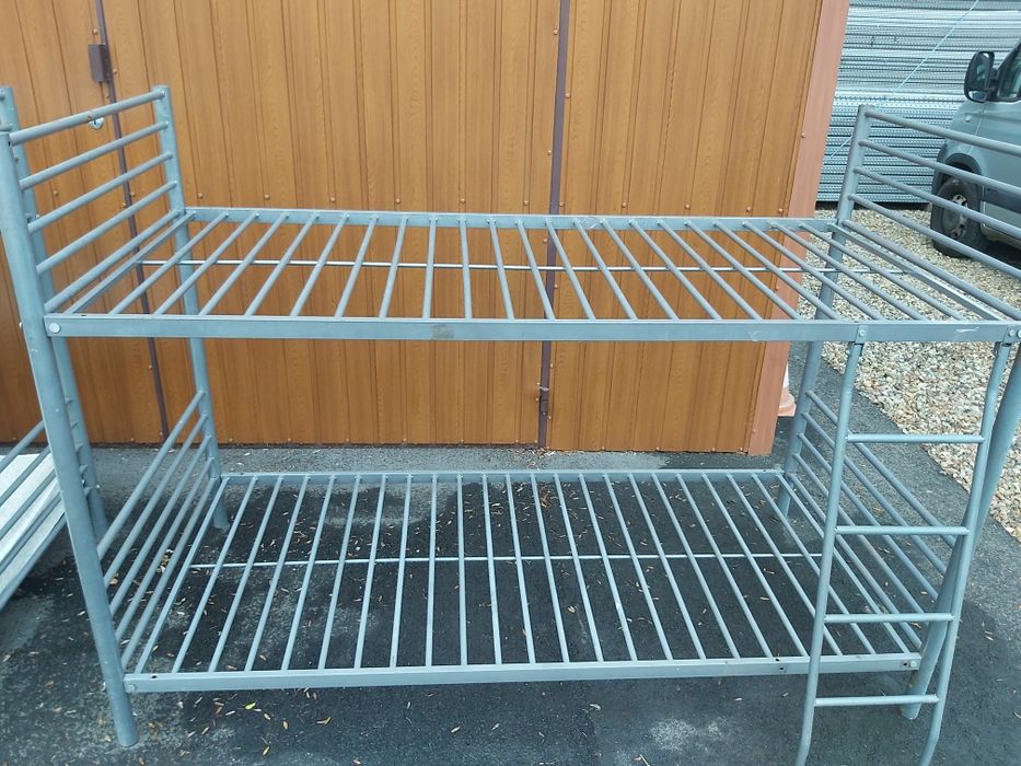 Sz-n dostawa gratis ŁÓŻKO piętrowe metalowe 90x200 materace w opcji