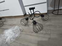 Lampa sufitowa , czarna