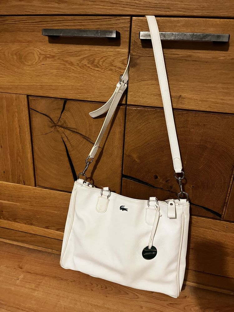 Lacoste Biala torebka