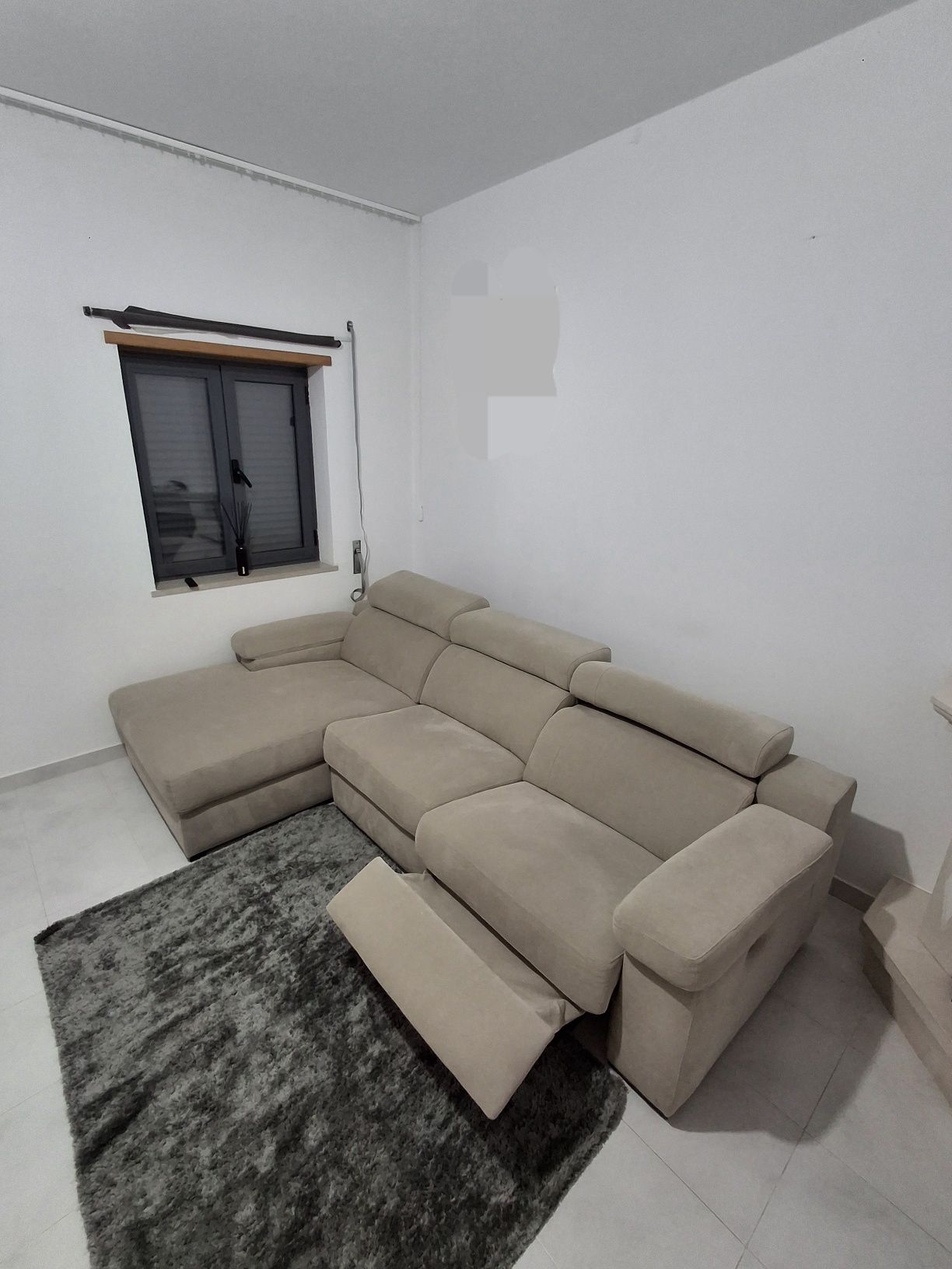 Sofá chaise longue Bege