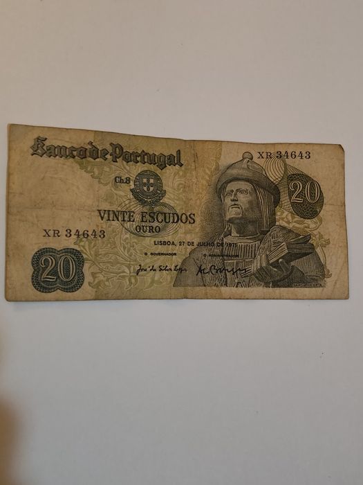 Nota de 20 escudos