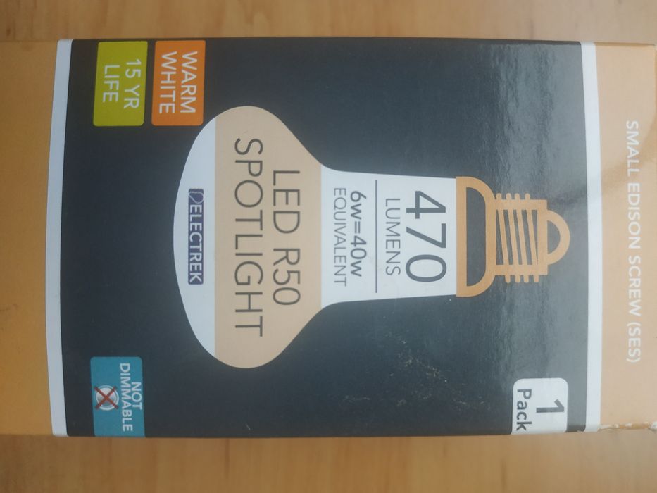 Żarówka LED R50 Spotlight Blulb SES 6w