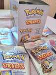 14 saszetek pokemon do albumu Merlin naklejki nintendo 1990 retro