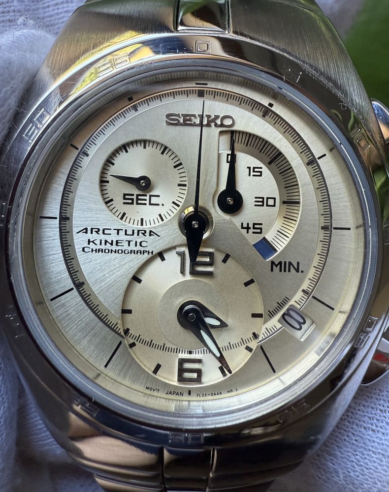 Seiko Arctura Kinetic Chronograph