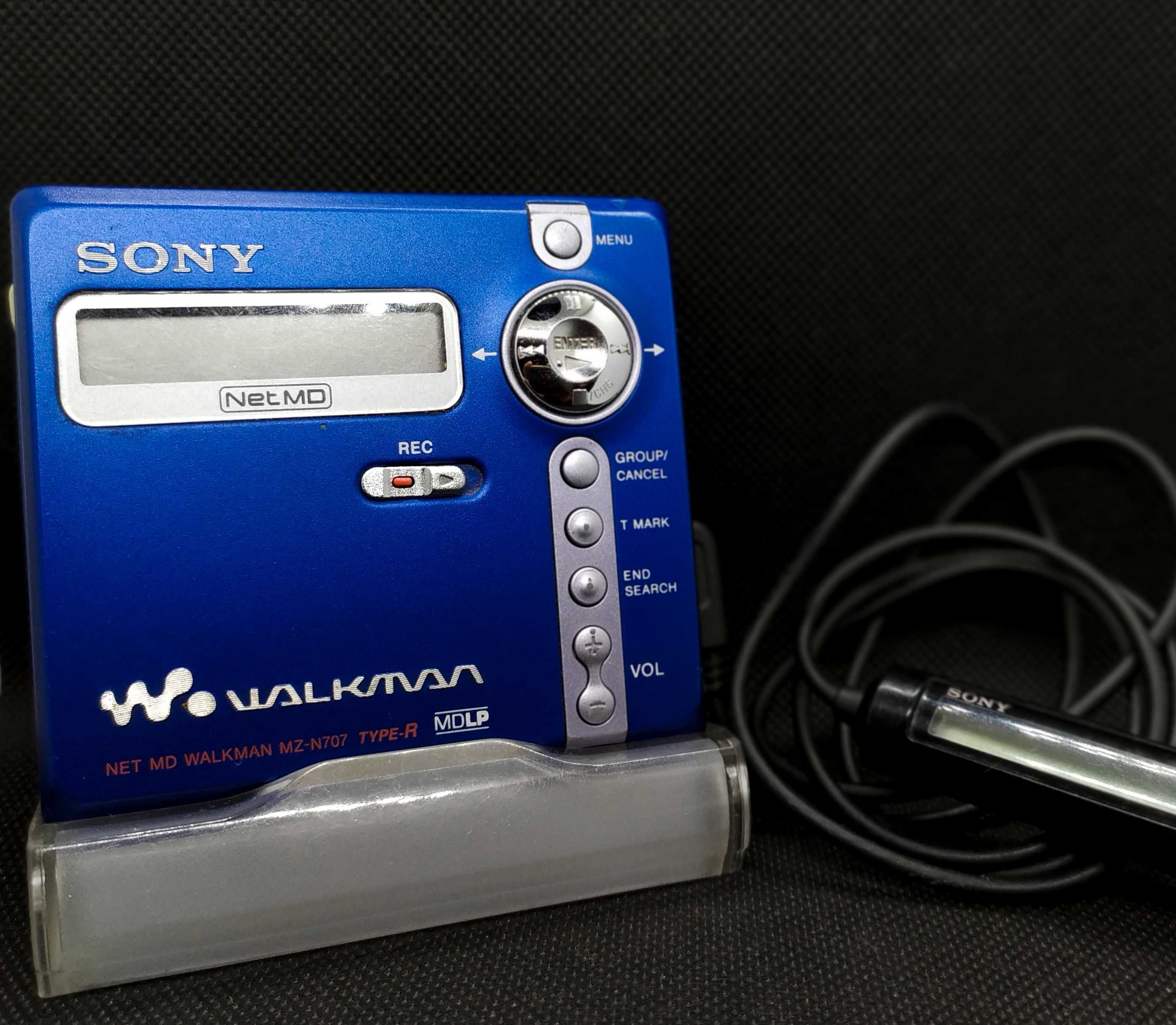 SONY NET MD MZ-N707 leitor gravador minidisk (Raro)