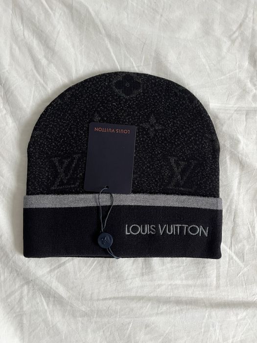 Louis Vuitton beanie czapka czarna
