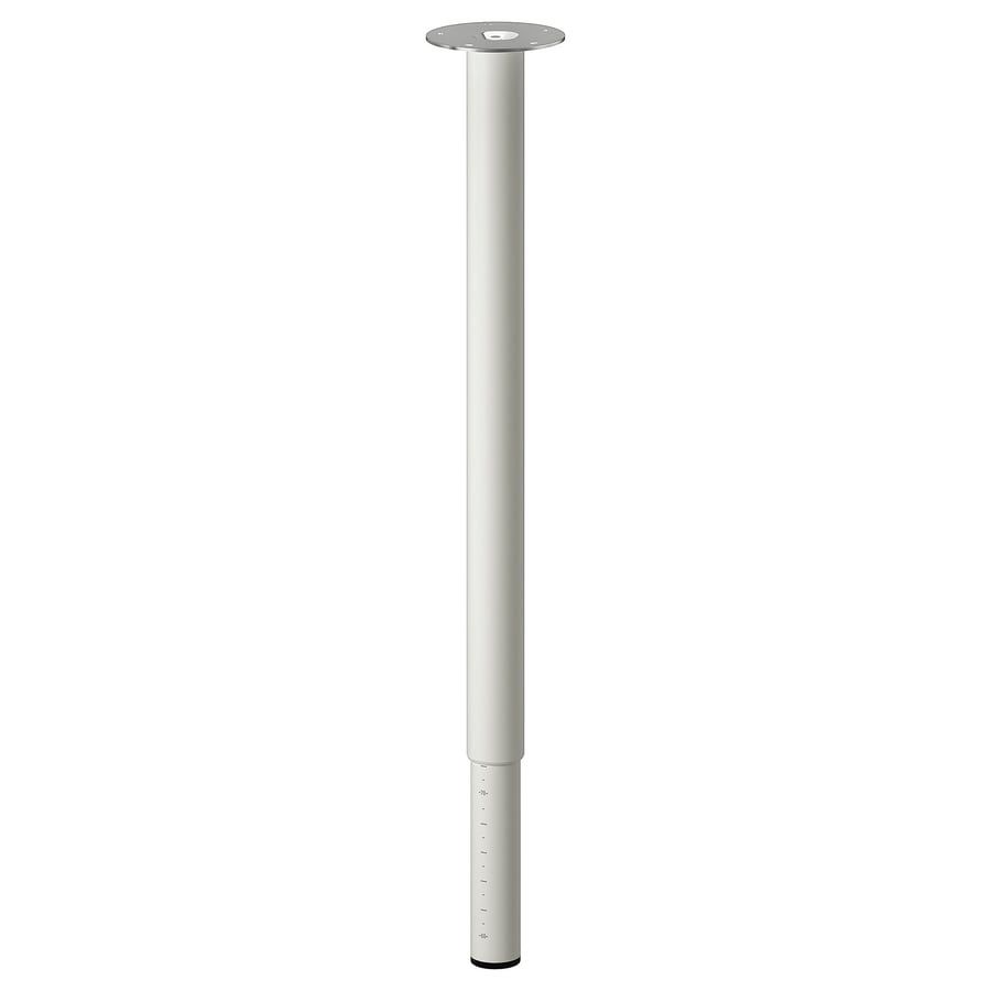 Biuro białe IKEA refulowana wysokosc
