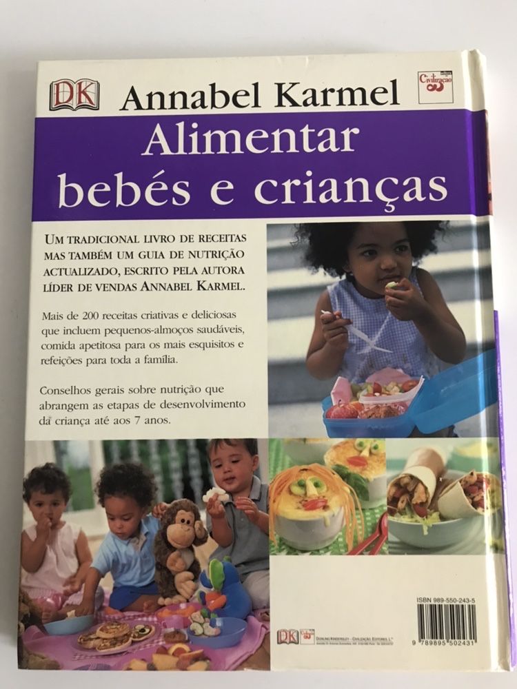 Livro ‘Alimentar bebés e crianças’