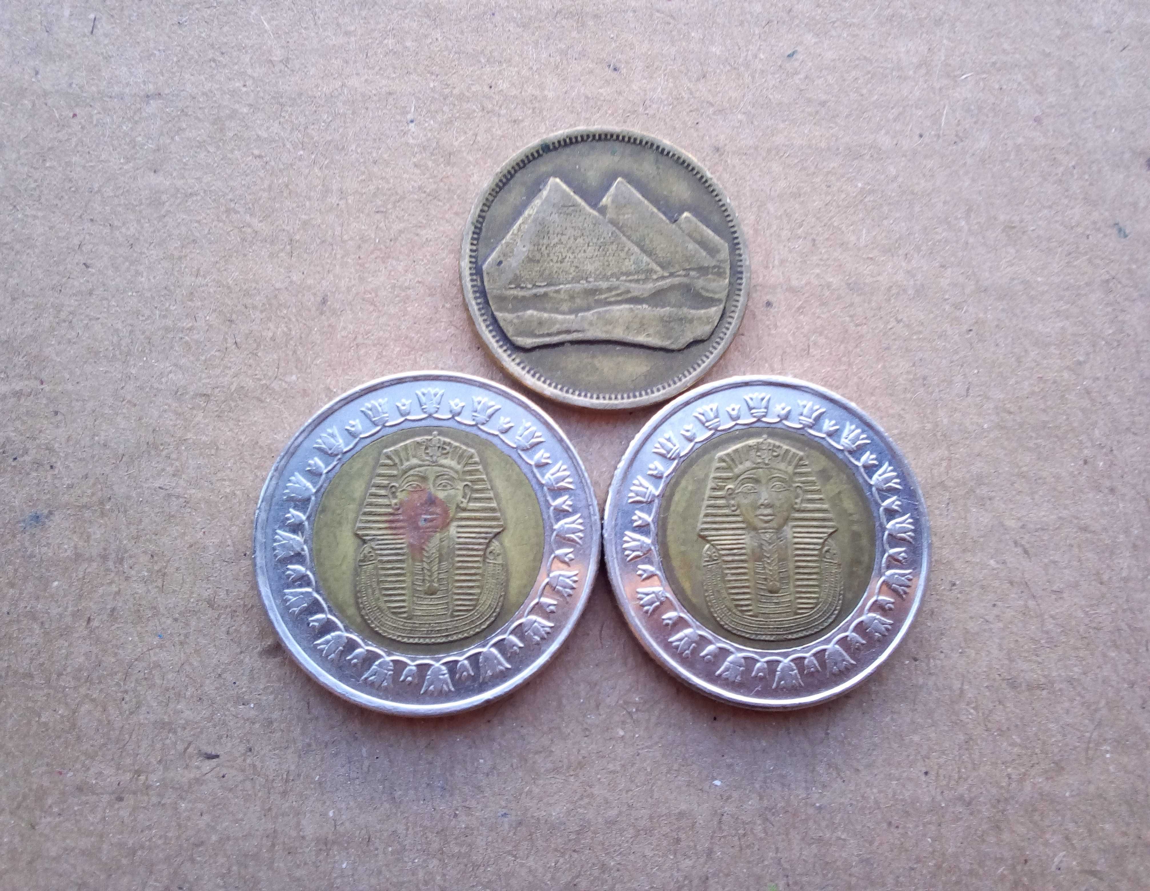 Монети Єгипет.Ціна за всі монети.