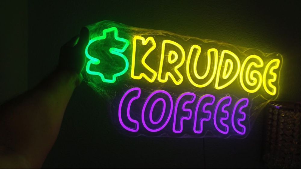 Продаються неонові вивіски Coffee Scrooge
