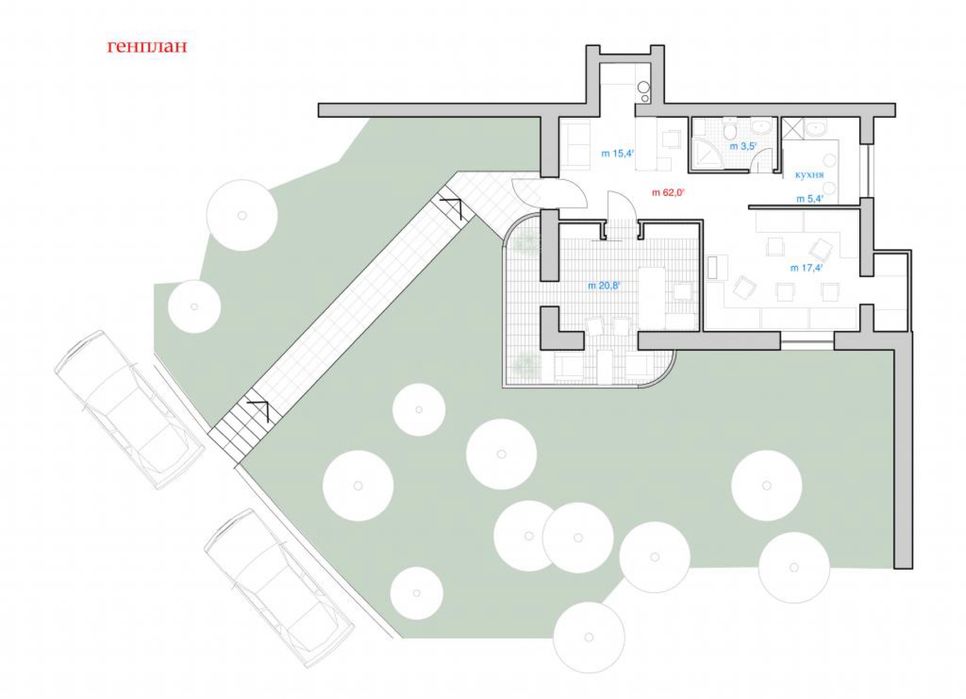 Офіс біля парку Шевченко. Окремий вхід. Парковка.