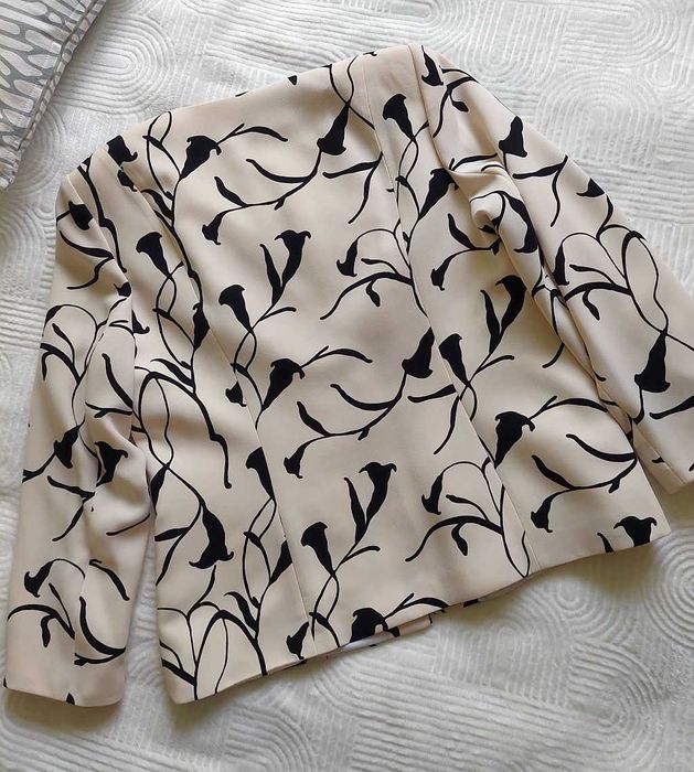 Żakiet w czarne wzory Stan Styl Rozm. 48 patrz wymiary