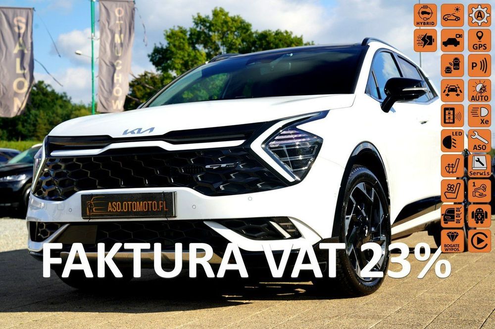 Kia Sportage GT LINE acc blis WENTYLACJA panorama skóra kamery360 4x4 pilot hak MAX