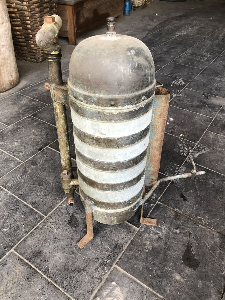 Maquinas de sulfatar antigas em cobre