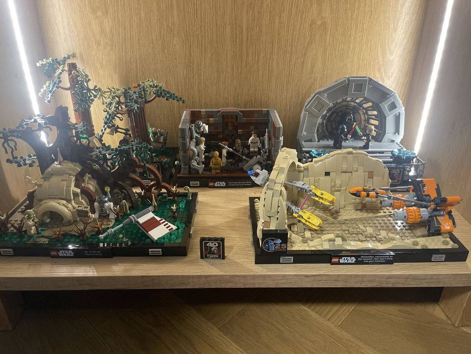 Lego star wars dioramy75339  75380   75330   75352   75353