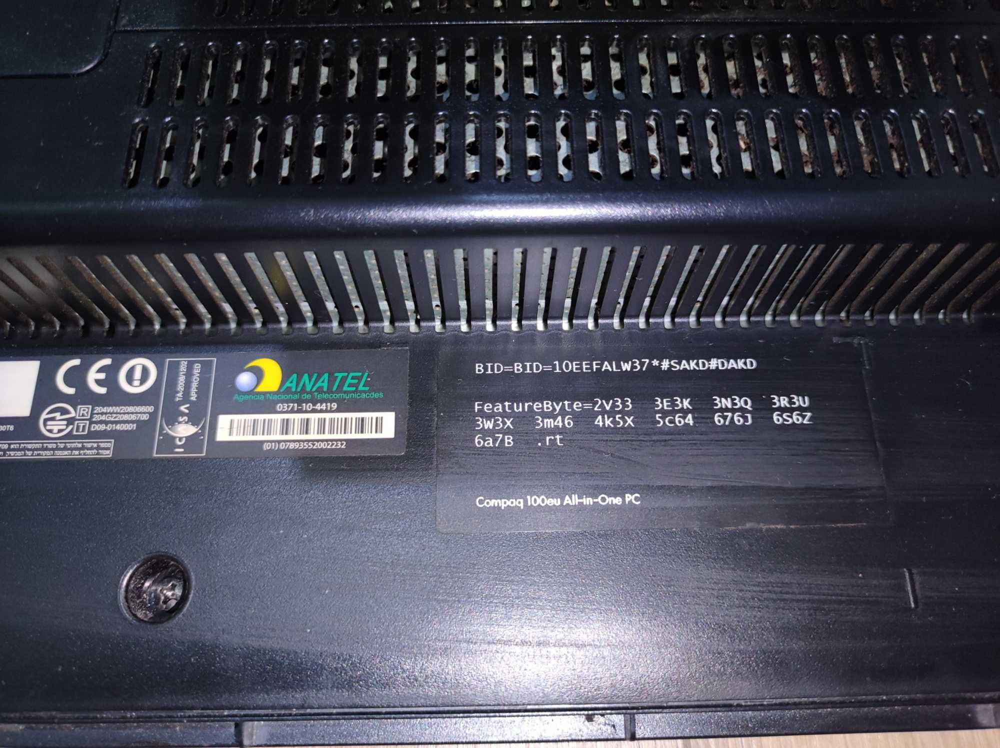 Komputer HP Compaq 100eu AIO WU540EA#AKD 20" LCD 1600x900