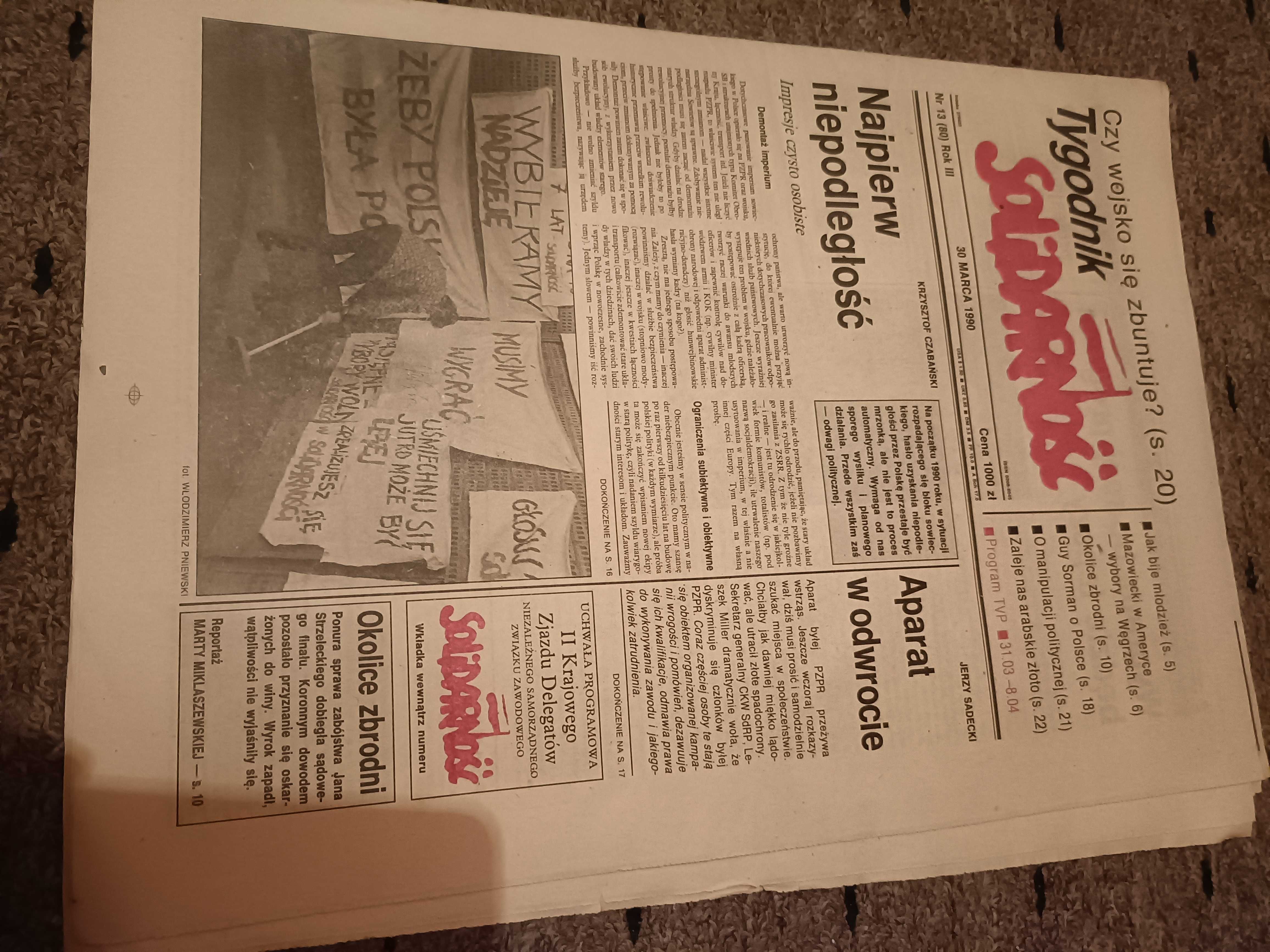 Gazety solidarność