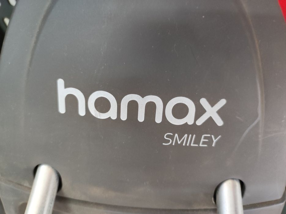 Cadeira bicicleta Hamax Smiley e capacete