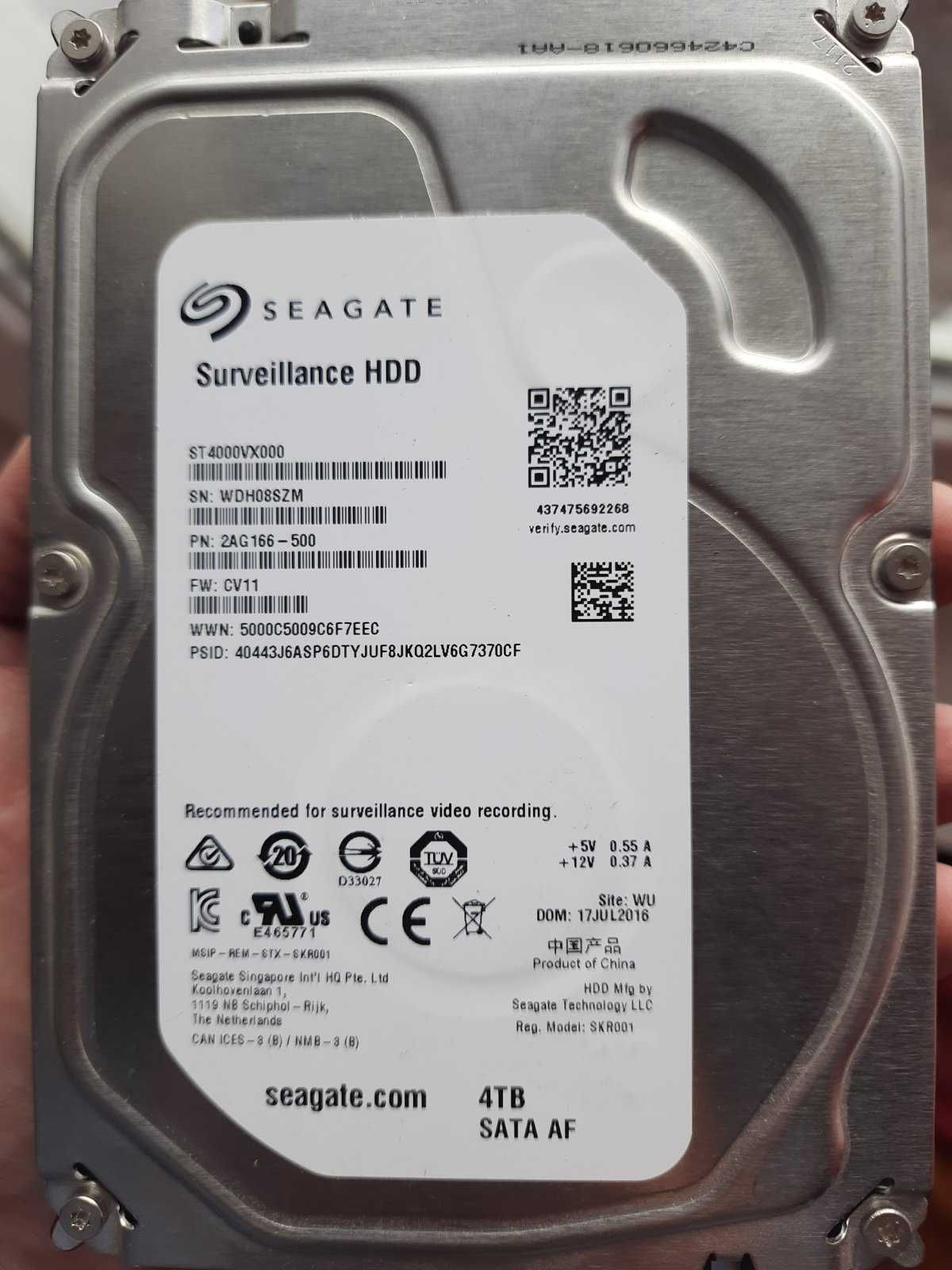 Жорсткий диск HDD 4tb Seagate SATA3 (600mb/s) 5980rpm 128 Mb