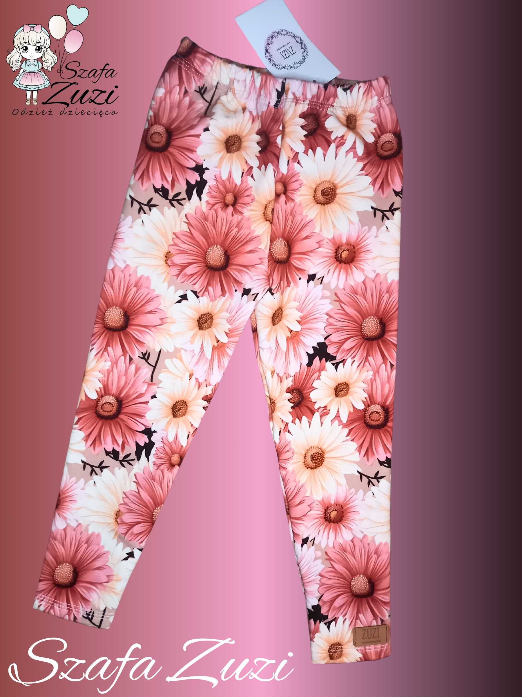 leginsy dziewczece ZUZI HANDMADE
