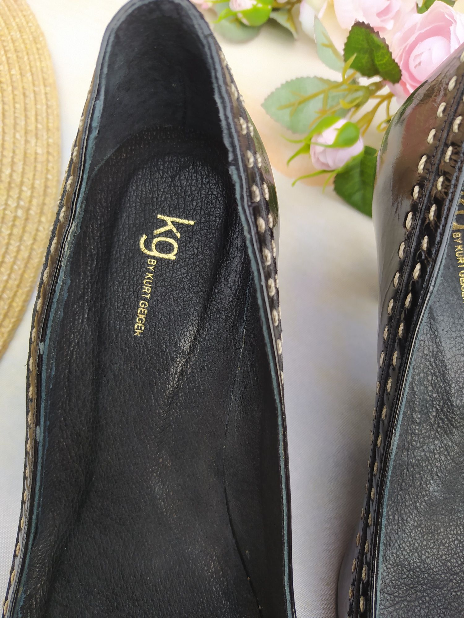 Czółenka damskie r. 36 skóra naturalna Kurt Geiger