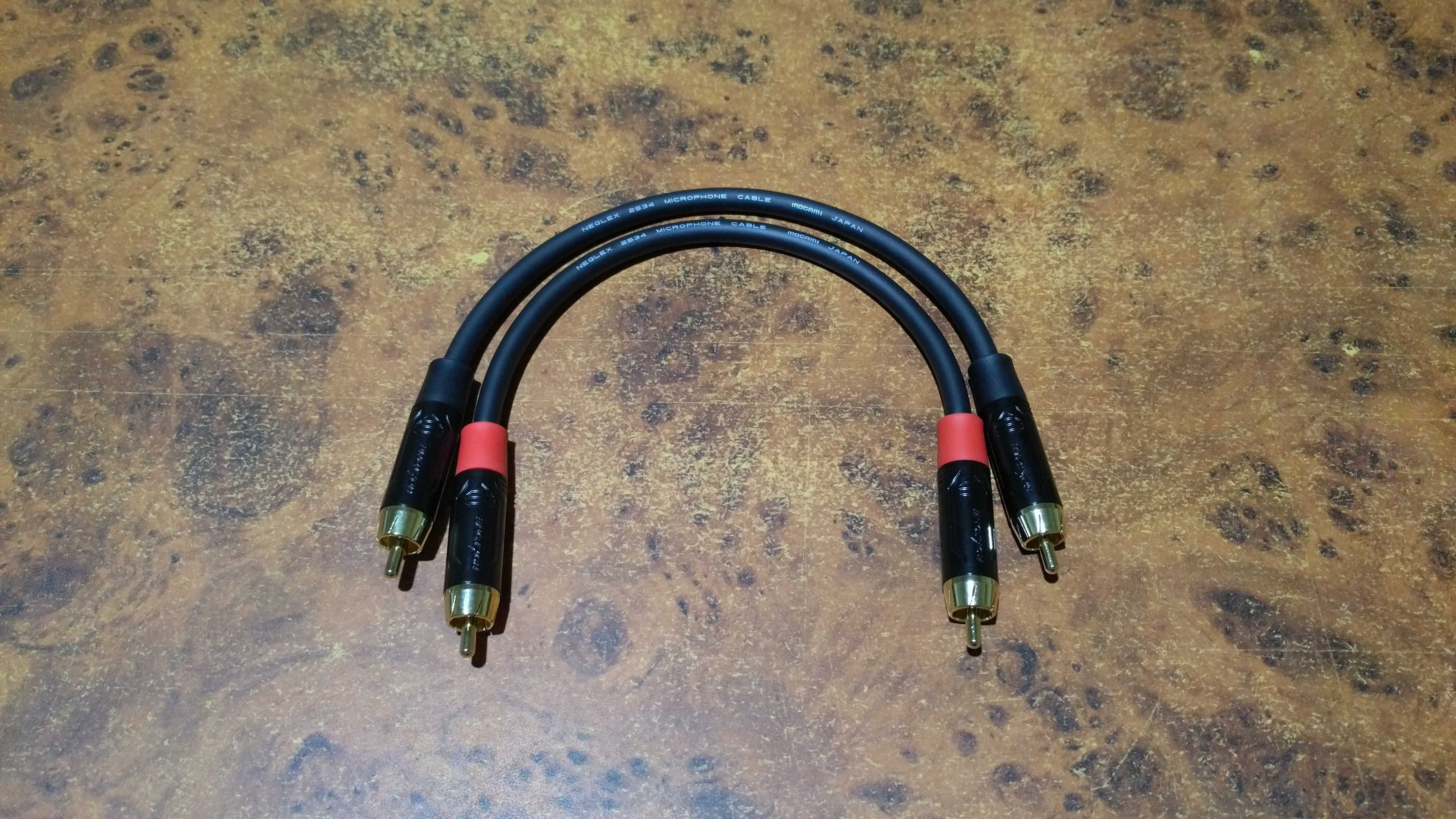 Hi-Fi межблочный кабель 2RCA/2RCA Mogami W2534 (Япония)