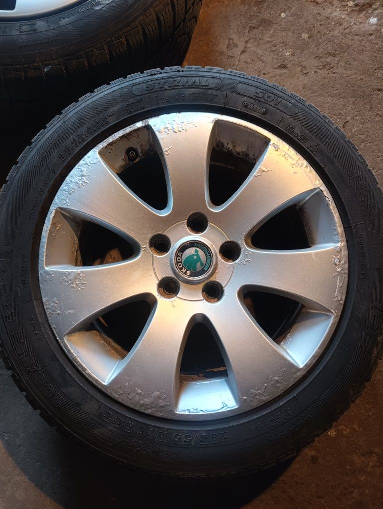 Kola zimowe 5x112 205/55/16 Audi skoda