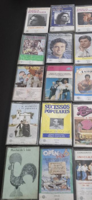 Coleção de Cassetes Musica Portuguesa